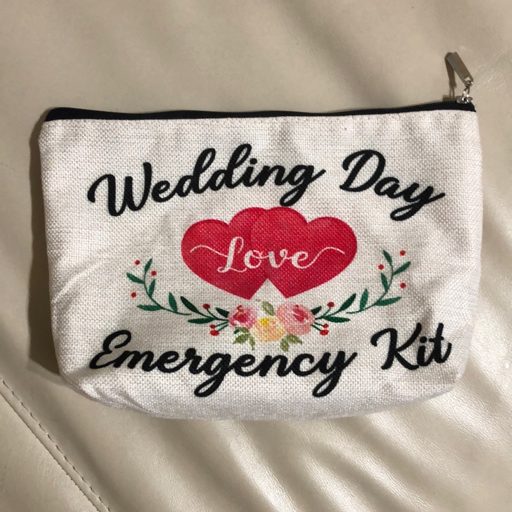 Wedding Day Emergency Kit Pouch